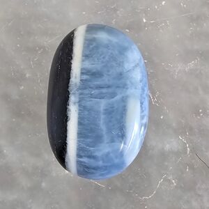 Blue Opal Worry Stone - Serenity + Emotional Clarity